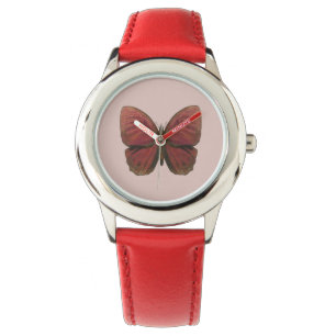 Reloj De Pulsera Mariposa Gallo Rojo