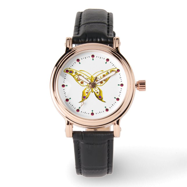 Reloj De Pulsera MARIPOSA HYPER, Blanco (Anverso)
