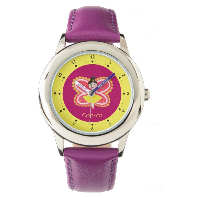 Reloj De Pulsera Mariposa linda (Anverso)