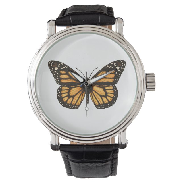 Reloj De Pulsera Mariposa monarca (Anverso)