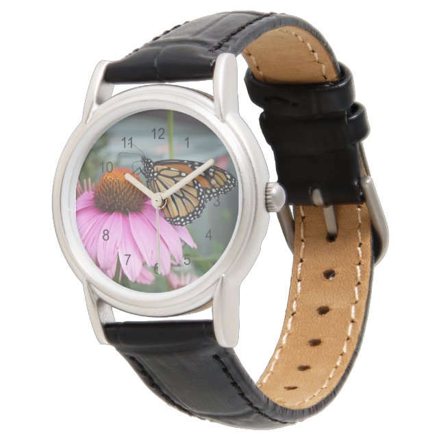 Reloj De Pulsera Mariposa monarca (Angular)