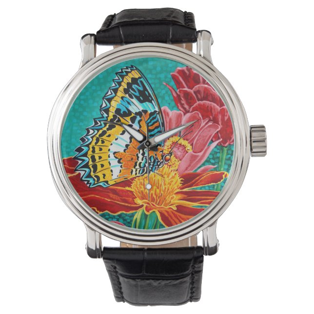Reloj De Pulsera Mariposa Poderosa I (Anverso)