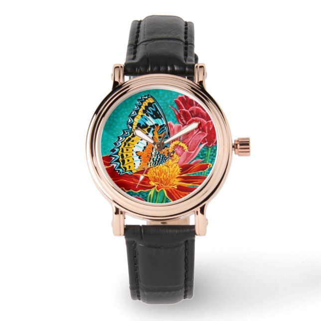 Reloj De Pulsera Mariposa Poderosa I (Anverso)