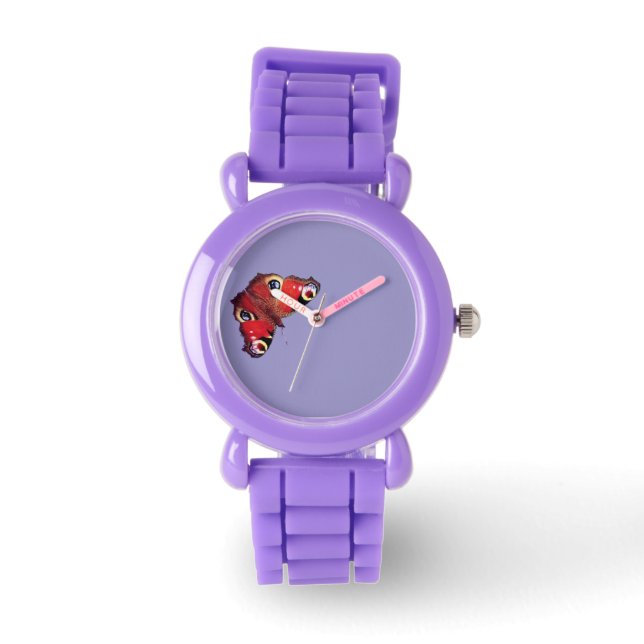 Reloj De Pulsera Mariposa roja (Anverso)