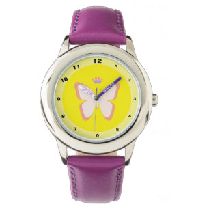 Reloj De Pulsera Mariposa y Corona - Princes Garden (Kids Watch)
