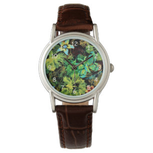 Reloj De Pulsera Mariposa y Flor Rodilius Watch