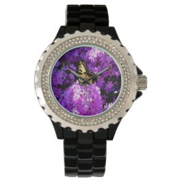Reloj De Pulsera Mariposa y Phlox