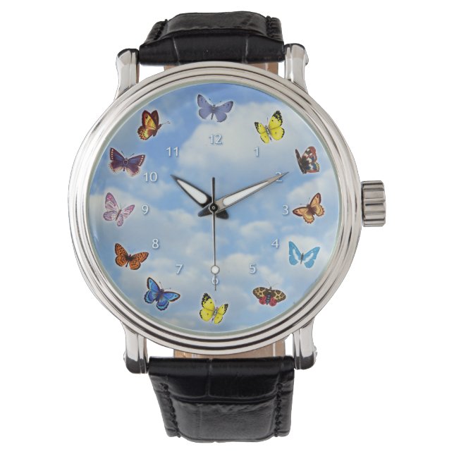 Reloj De Pulsera Mariposas (Anverso)