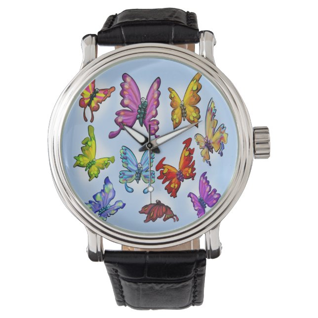 Reloj De Pulsera Mariposas (Anverso)