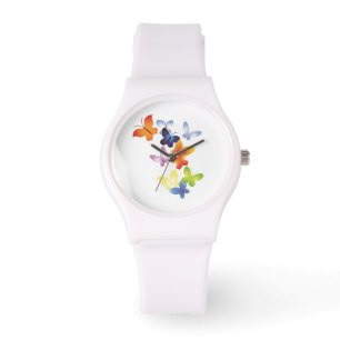 Reloj De Pulsera Mariposas coloridas