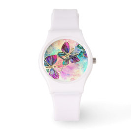 Reloj De Pulsera Mariposas de colores finos -