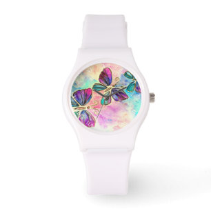 Reloj De Pulsera Mariposas de colores finos -