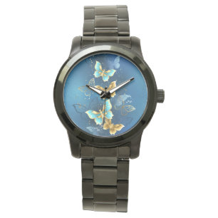 Reloj De Pulsera Mariposas doradas