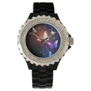 Reloj De Pulsera Mariposas nocturnas brillantes