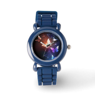 Reloj De Pulsera Mariposas nocturnas brillantes