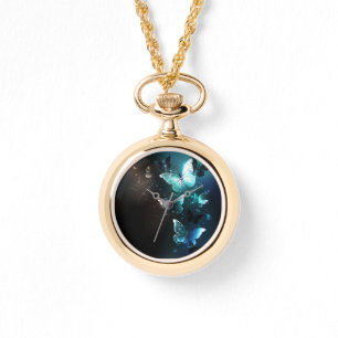Reloj De Pulsera Mariposas nocturnas de menta