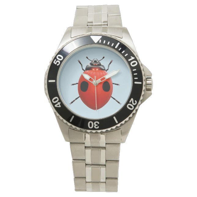 Reloj De Pulsera Mariquita Afortunada (Anverso)
