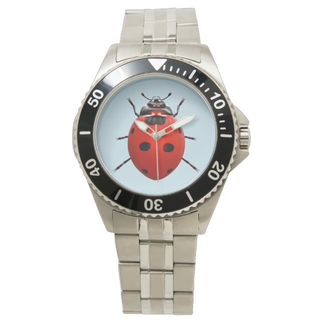 Reloj De Pulsera Mariquita Afortunada (Anverso)