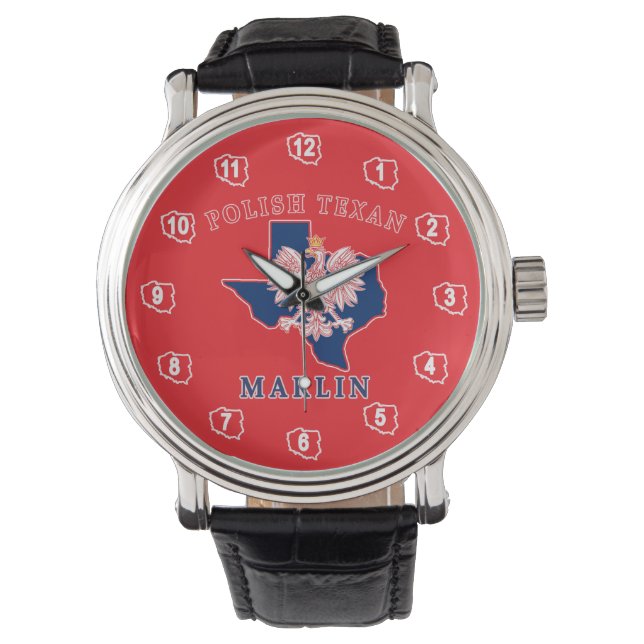 Reloj De Pulsera Marlin Poland Texan Watch (Anverso)
