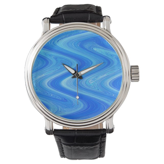 Reloj De Pulsera mármol azul (Anverso)