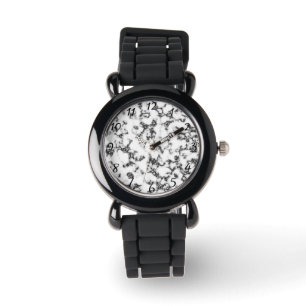 Reloj De Pulsera Mármol blanco negro