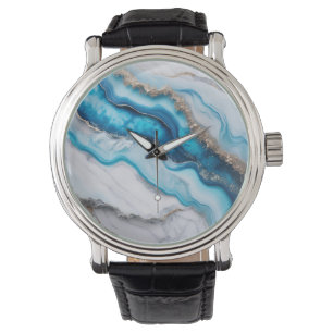 Reloj De Pulsera Mármol del Río Azul