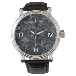 Reloj De Pulsera Mármol negro