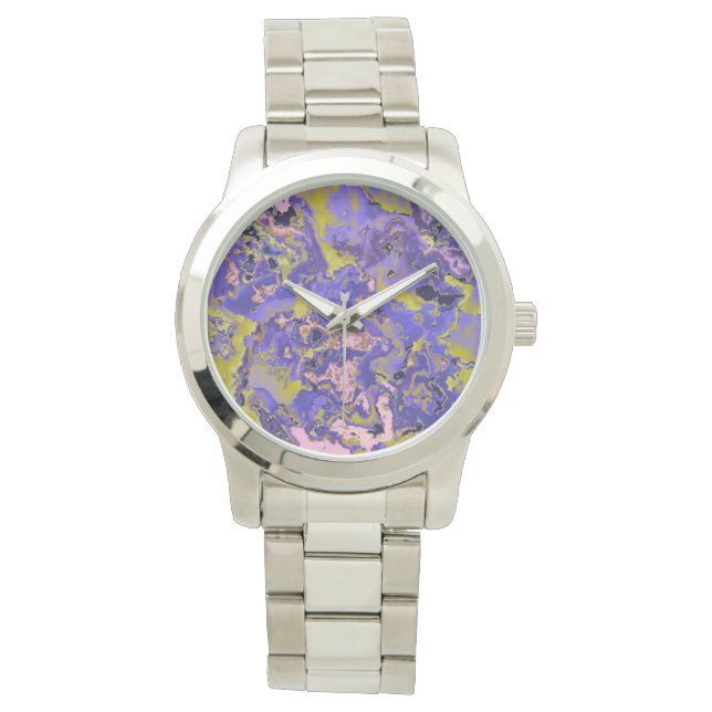 Reloj De Pulsera Mármol Radioactivo (Anverso)