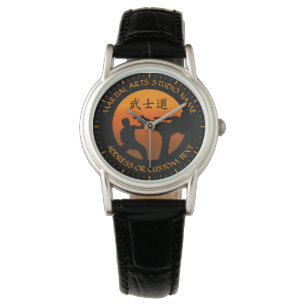Reloj De Pulsera Martial Arts Karate Taekwondo Kung Fu Dueño del es