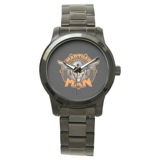 Reloj De Pulsera Martian Man Futuristic Logo Art (Anverso)