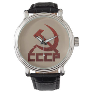 Reloj De Pulsera Martillo y hoz de CCCP