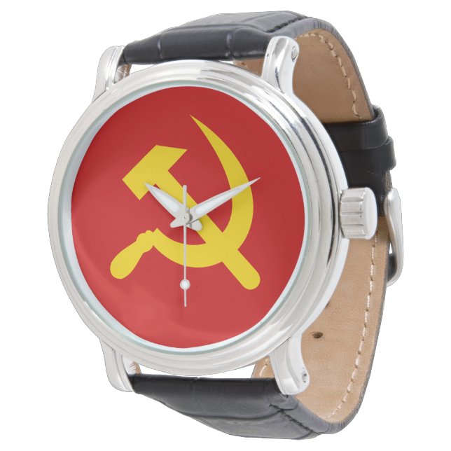 Reloj De Pulsera Martillo y hoz del comunismo (Angular)