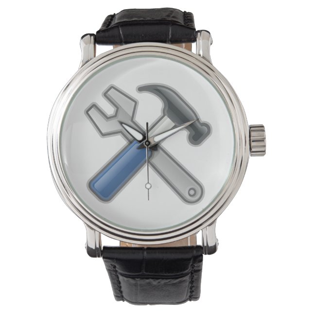 Reloj De Pulsera Martillo y llave inglesa (Anverso)