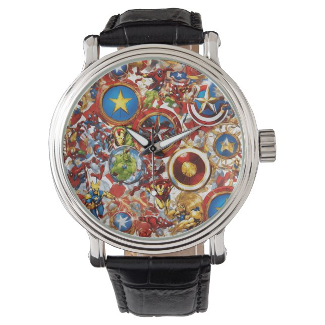 Reloj De Pulsera "Marvel Universe: Ensamblado sin problemas" (Anverso)