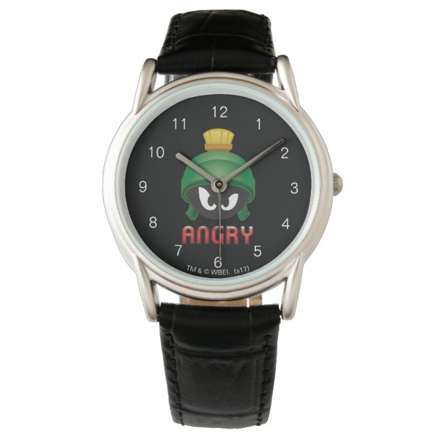 Reloj De Pulsera MARVIN LA Emoji ENFADADA MARTIAN™ (Anverso)