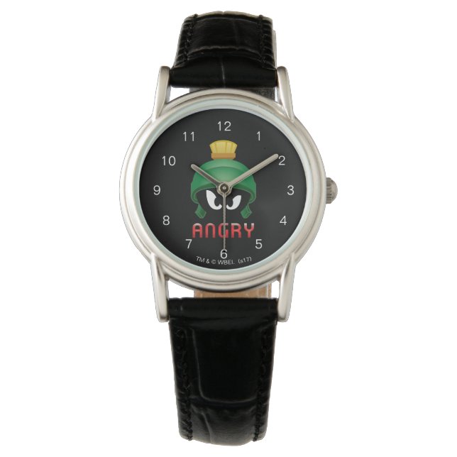 Reloj De Pulsera MARVIN LA Emoji ENFADADA MARTIAN™ (Anverso)