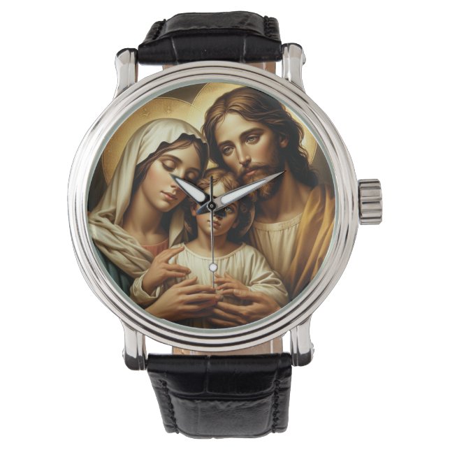 Reloj De Pulsera Mary Virgin Jesus (Anverso)