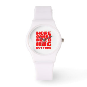 RELOJ DE PULSERA MÁS JUEGOS NECESITAN BOTONES HUG