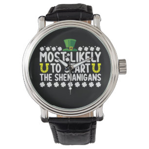 Reloj De Pulsera Más Probable De Iniciar Las Travesuras St Patricks