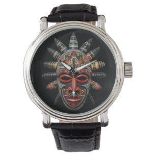 Reloj De Pulsera Máscara africana