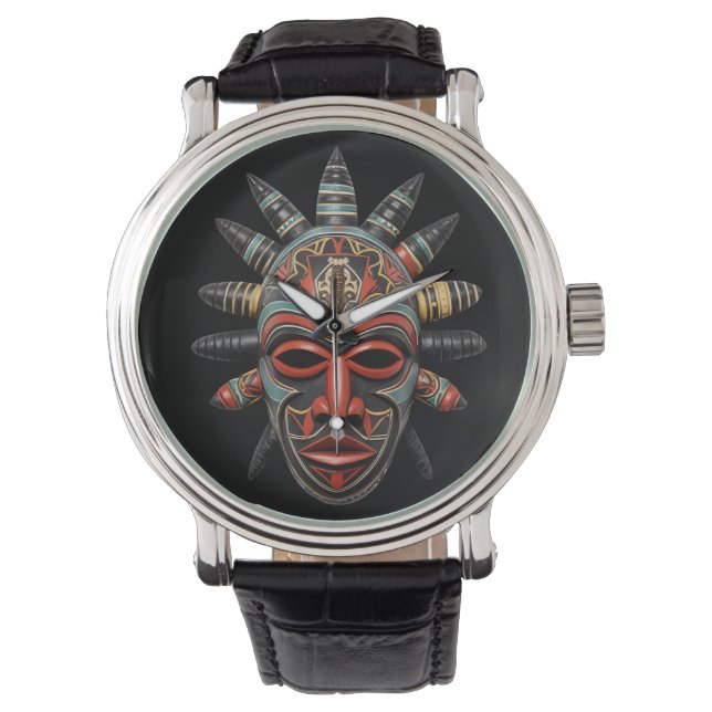 Reloj De Pulsera Máscara africana (Anverso)