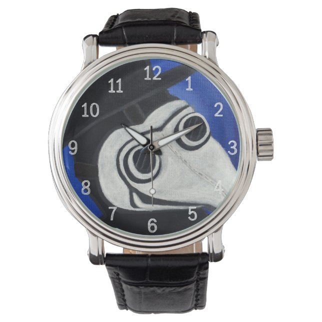 Reloj De Pulsera Máscara de Médica de plaga (Anverso)