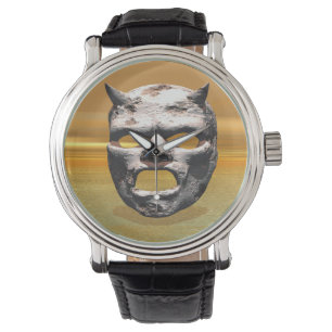 Reloj De Pulsera Máscara de Piedra
