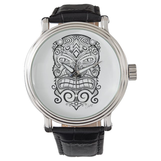 Reloj De Pulsera Máscara de Tiki (Anverso)