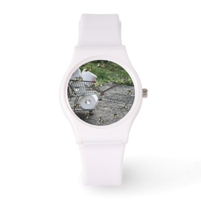 Reloj De Pulsera Máscara protectora de virus de Corona (Anverso)