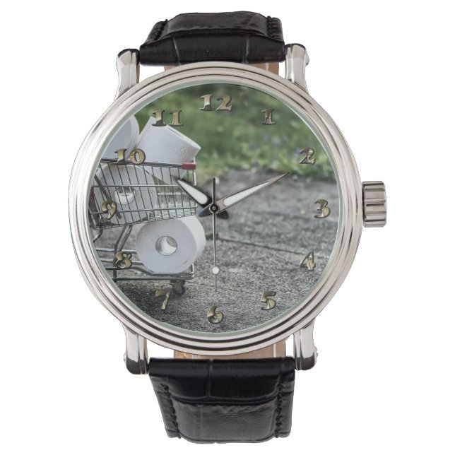Reloj De Pulsera Máscara protectora de virus de Corona (Anverso)