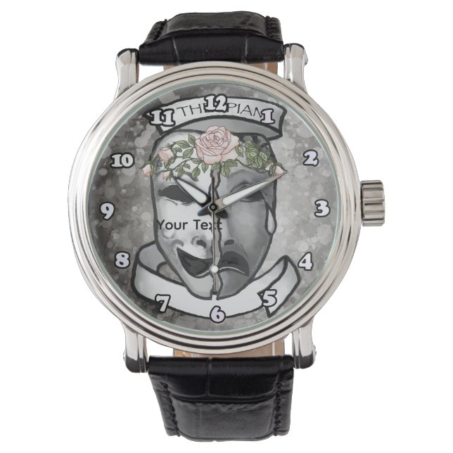 Reloj De Pulsera Máscaras de actor medias (Anverso)