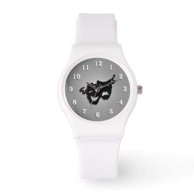 Reloj De Pulsera Máscaras de teatro de comedia y tragedia (Anverso)