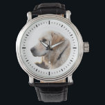 Reloj De Pulsera Mascota de fotografía personalizado Minimalista Ke<br><div class="desc">Un recuerdo maravilloso de un perro amado: este simple y minimalista reloj de fotos personalizado moderno es un gran regalo para cualquier amante de las mascotas. Un dulce sabor para los años venideros.</div>