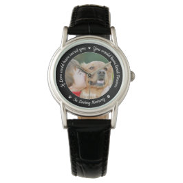 Reloj De Pulsera Mascota en memoria de mascota Pérdida Personalizad